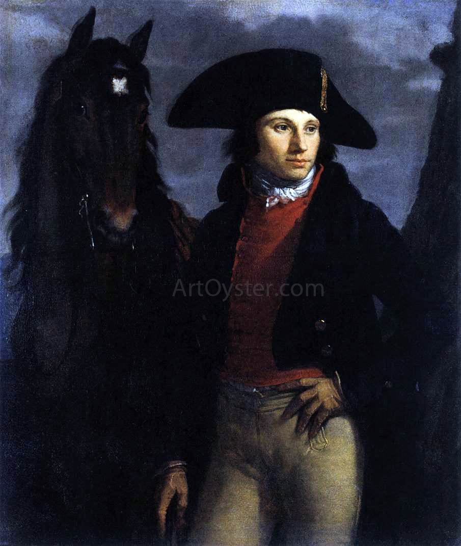 Pierre Paul Prudhon Portrait of Georges Anthony - Canvas Print