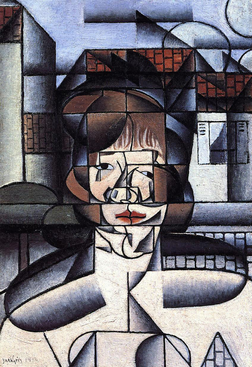 Juan Gris Portrait of Germaine Raynal - Canvas Print