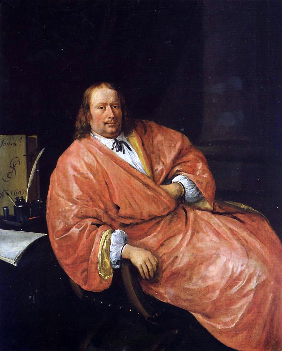 Jan Steen Portrait of Gerrit Gerritsz Schouten - Canvas Print