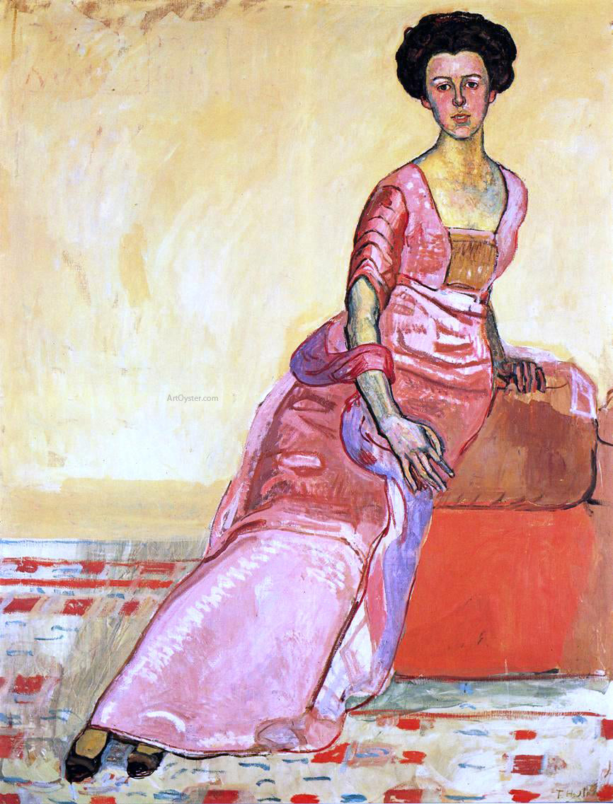 Ferdinand Hodler Portrait of Gertrud Muller - Canvas Print