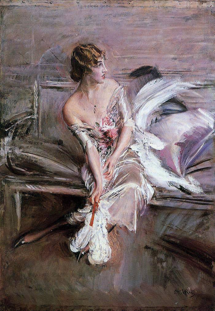 Giovanni Boldini Portrait of Gladys Deacon - Canvas Print