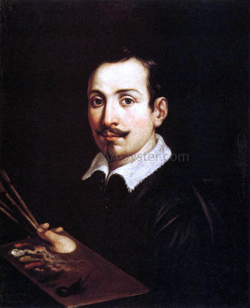 Domenichino Portrait of Guido Reni - Canvas Print
