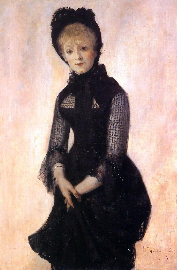 William Merritt Chase Portrait of Harriet Hubbard Ayer - Canvas Print