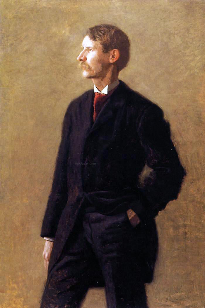 Thomas Eakins Portrait of Harrison S. Morris - Canvas Print