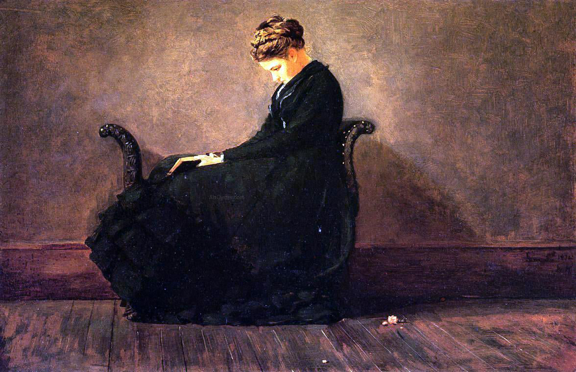 Winslow Homer Portrait of Helena de Kay - Canvas Print