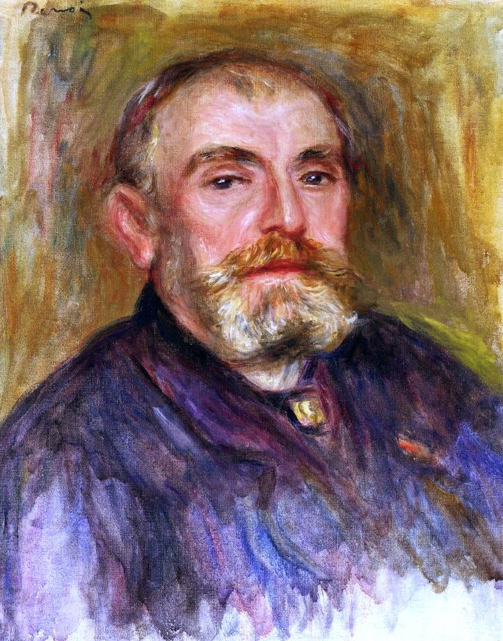 Pierre Auguste Renoir Portrait of Henri Lerolle - Canvas Print