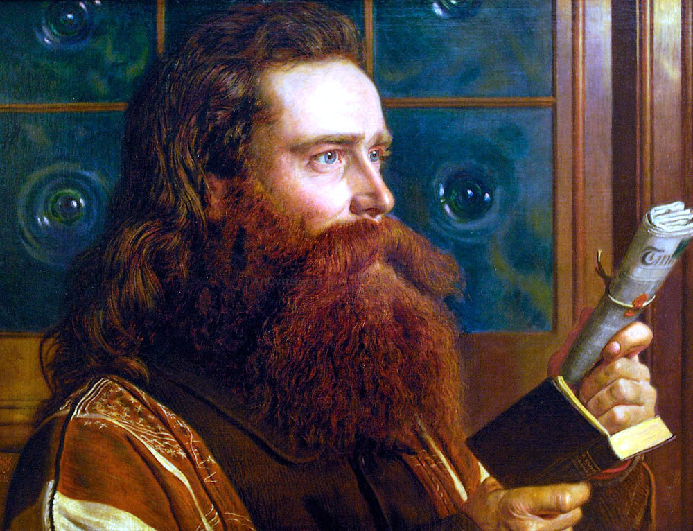 William Holman Hunt Portrait of Henry Wentworth Monk - Canvas Print