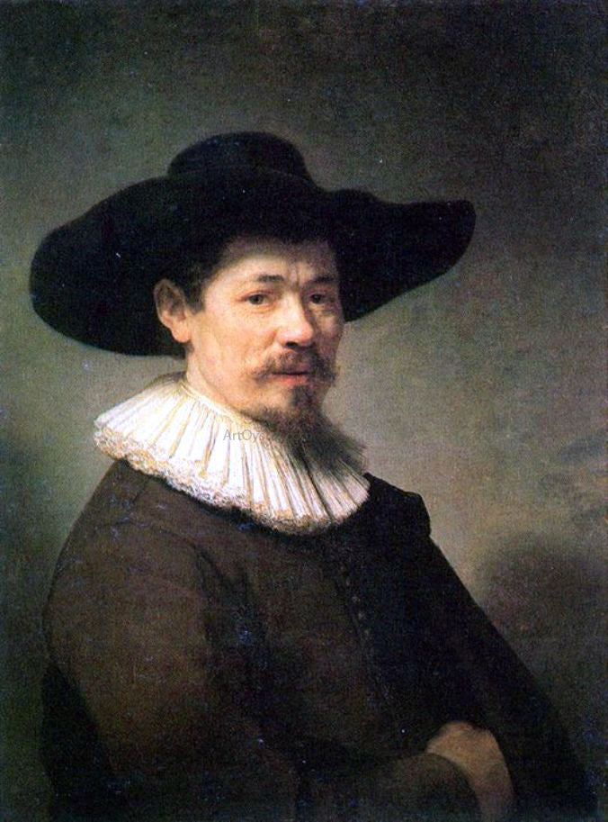 Rembrandt Van Rijn Portrait of Herman Doomer - Canvas Print