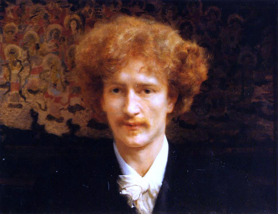 Sir Lawrence Alma-Tadema Portrait of Ignacy Jan Paderewski - Canvas Print