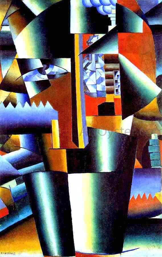 Kasimir Malevich Portrait of Ivan Klium - Canvas Print