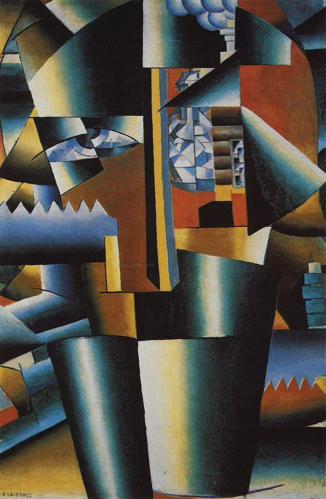 Kazimir Malevich Portrait of Ivan Kliun - Canvas Print