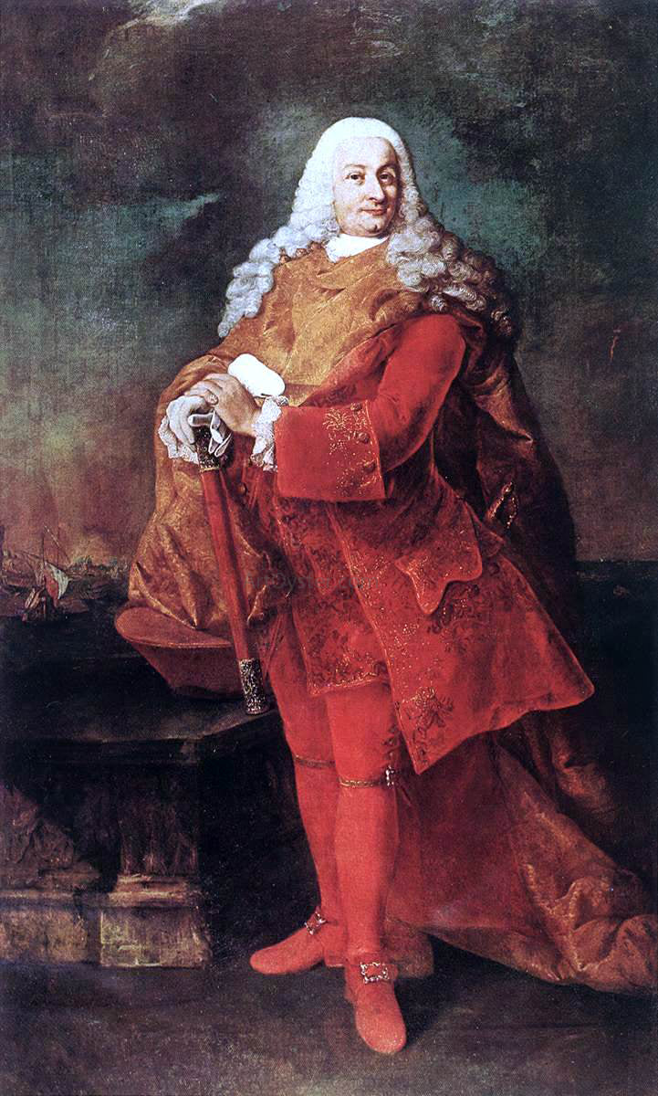 Alessandro Longhi Portrait of Jacopo Gradenigo - Canvas Print