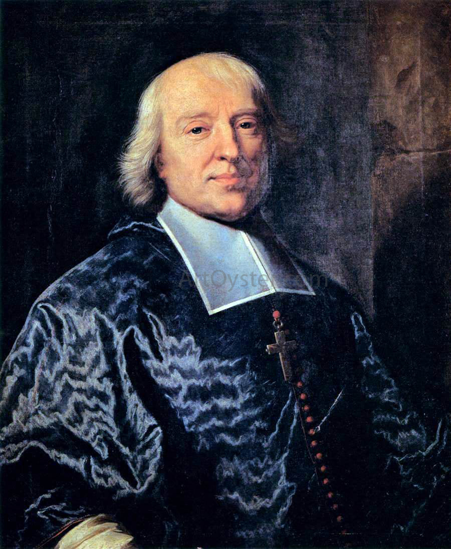 Hyacinthe Rigaud Portrait of Jacques-Benigne Bossuet - Canvas Print
