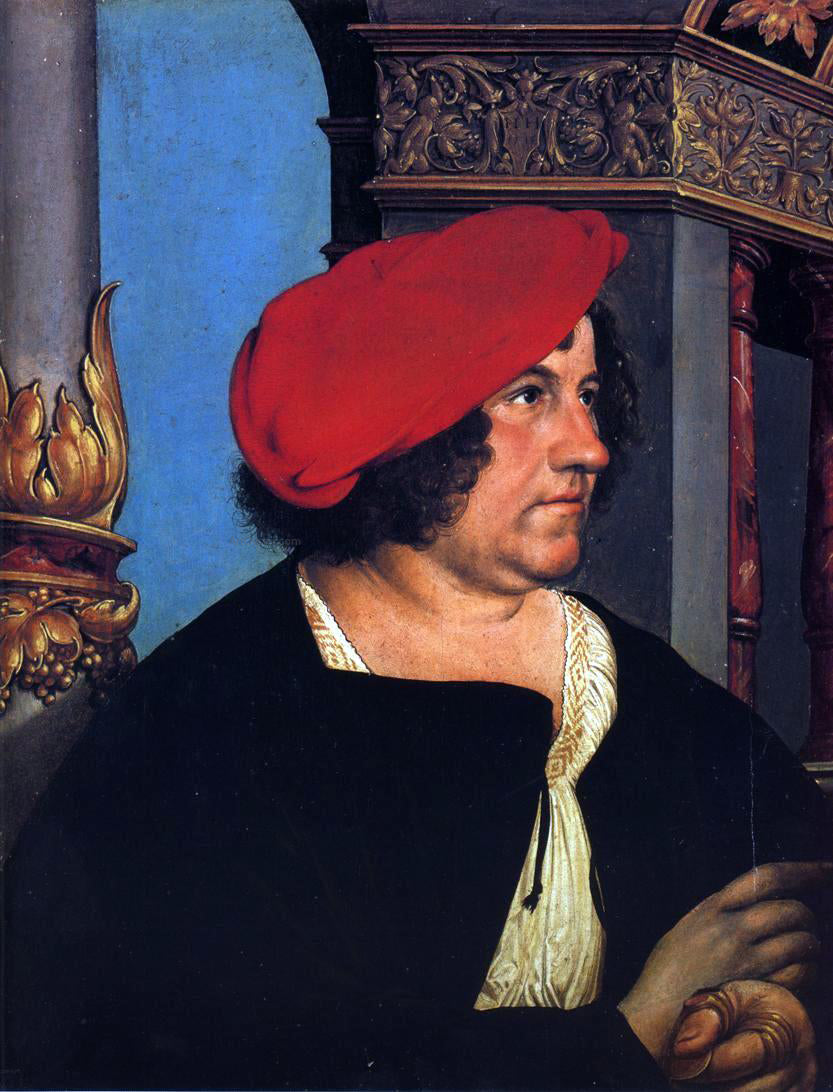 The Younger Hans Holbein Portrait of Jakob Meyer zum Kasen - Canvas Print