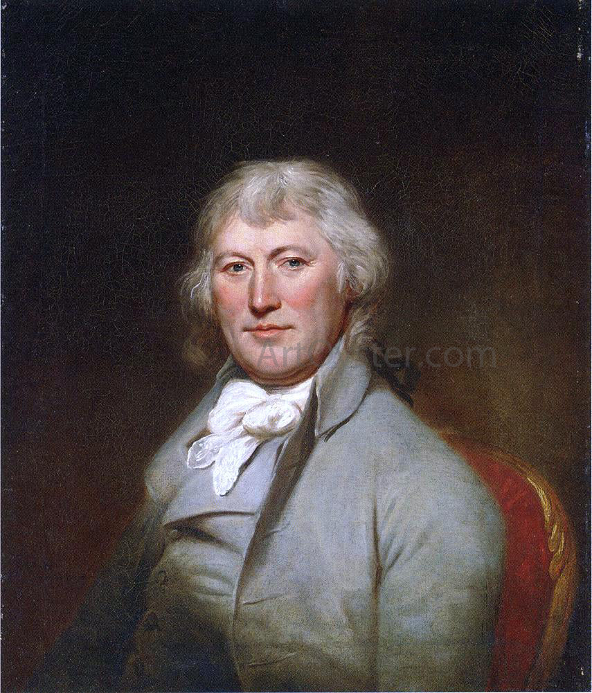 Charles Willson Peale Portrait of James W. DePeyster - Canvas Print
