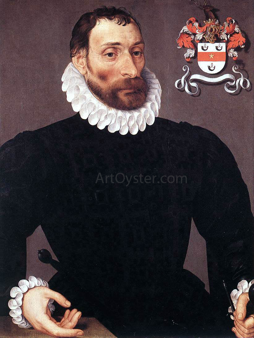 Pieter Pourbus Portrait of Jan Wyts - Canvas Print