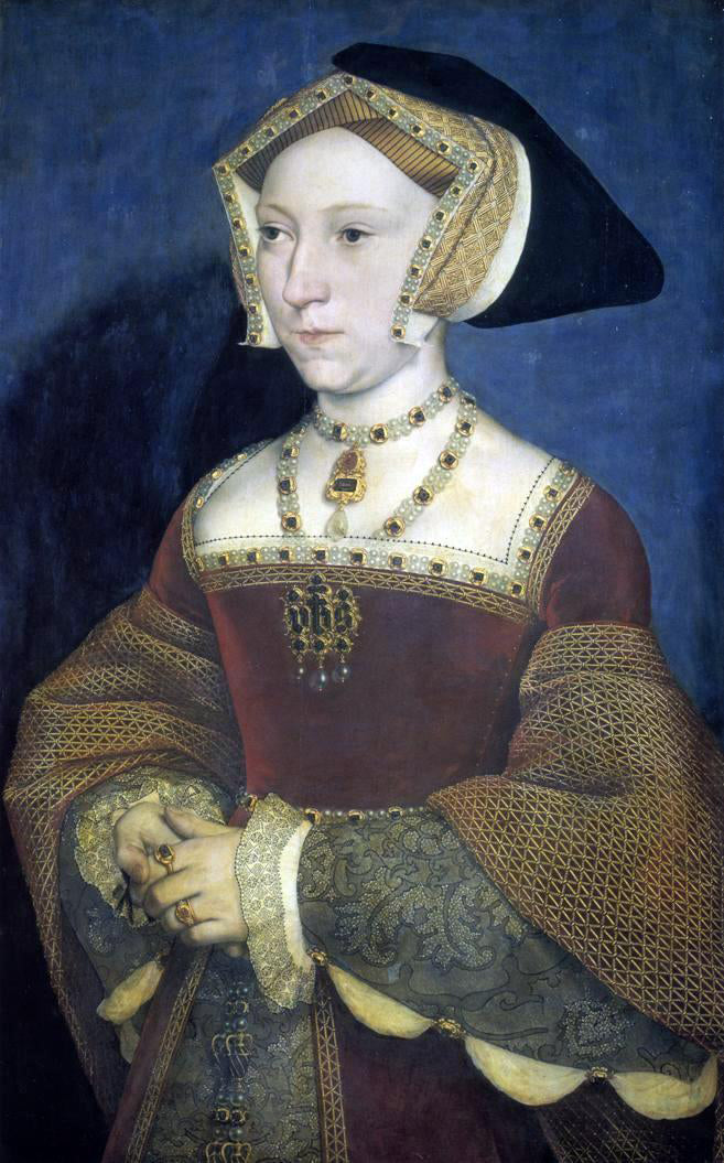 The Younger Hans Holbein Portrait of Jane Seymour - Canvas Print