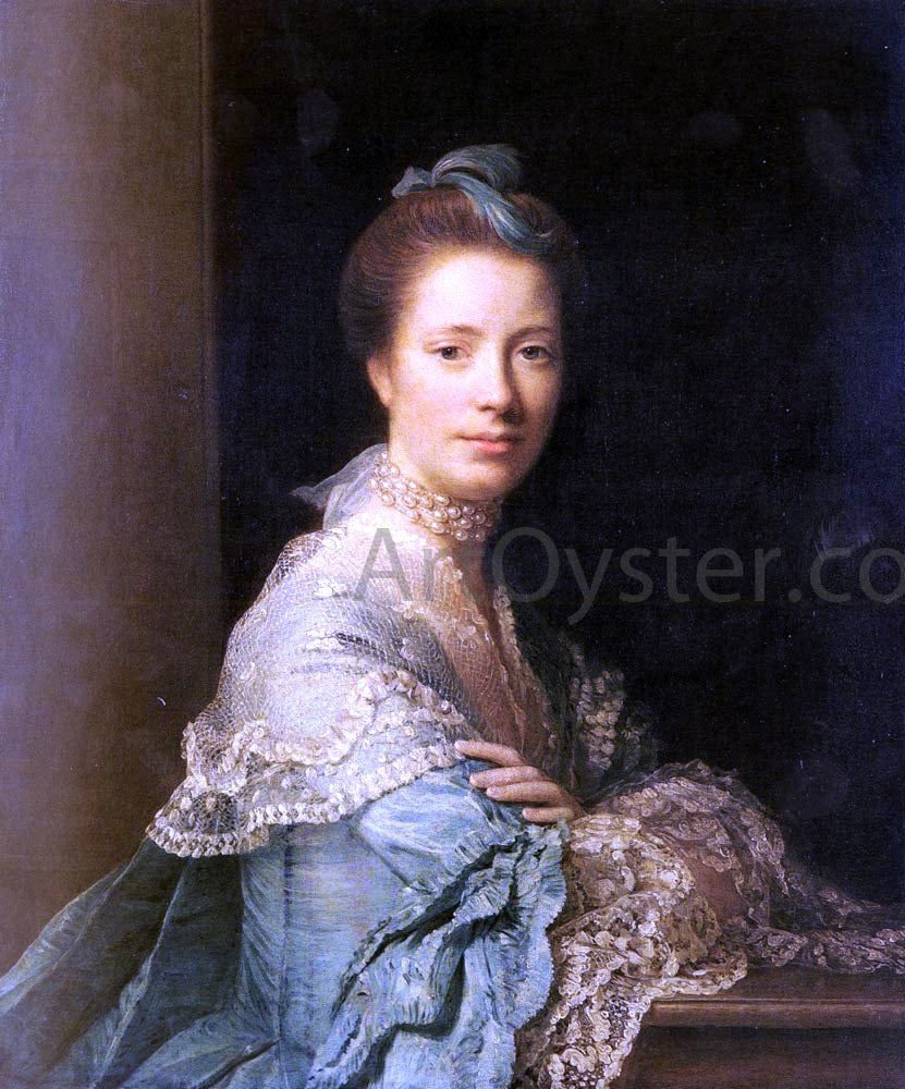 Allan Ramsay Portrait of Jean Abercromby, Mrs Morison - Canvas Print
