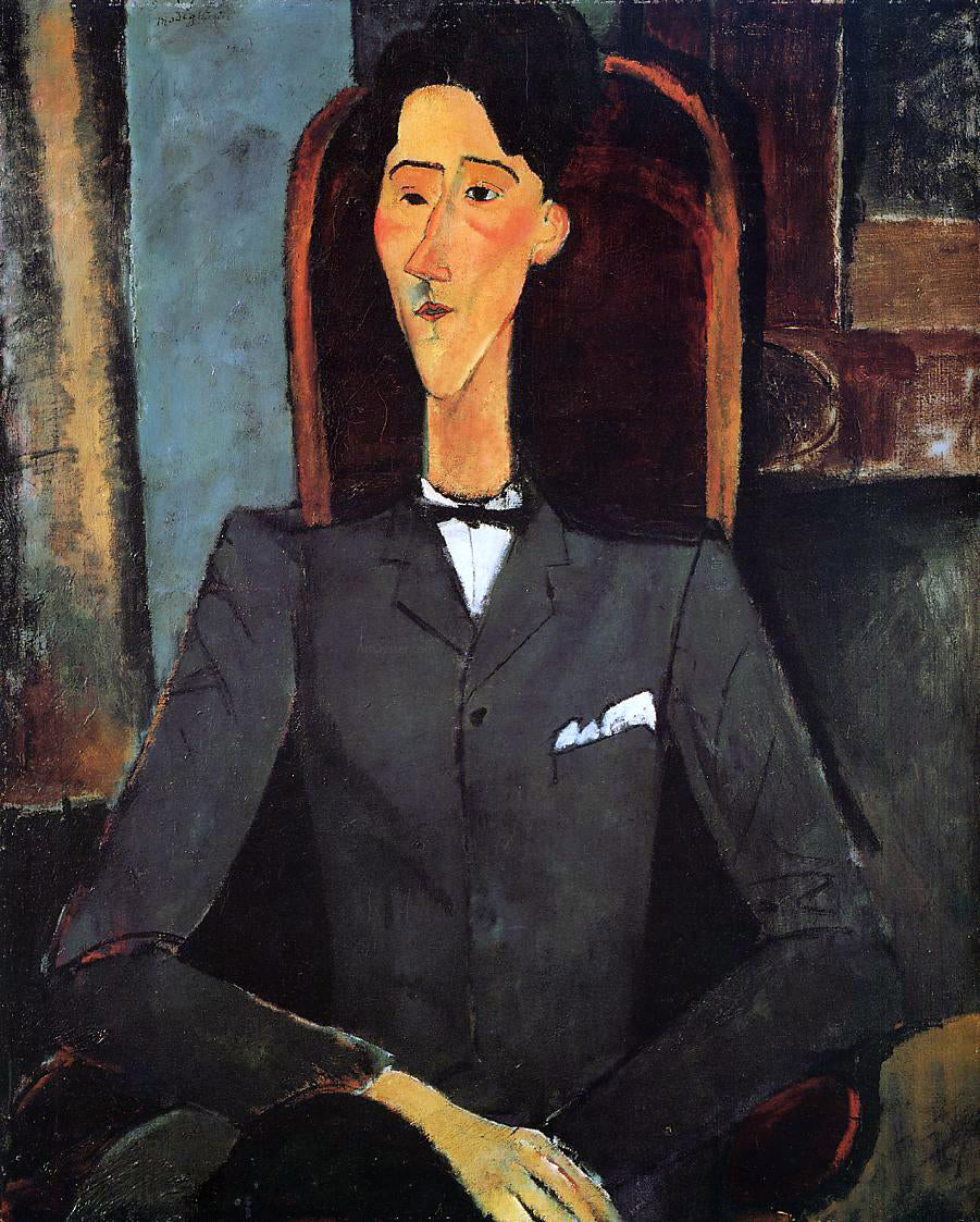 Amedeo Modigliani Portrait of Jean Cocteau - Canvas Print