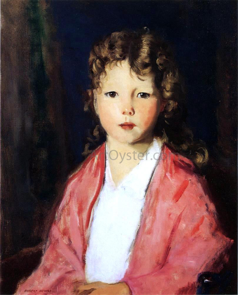 Robert Henri Portrait of Jean McVitty - Canvas Print
