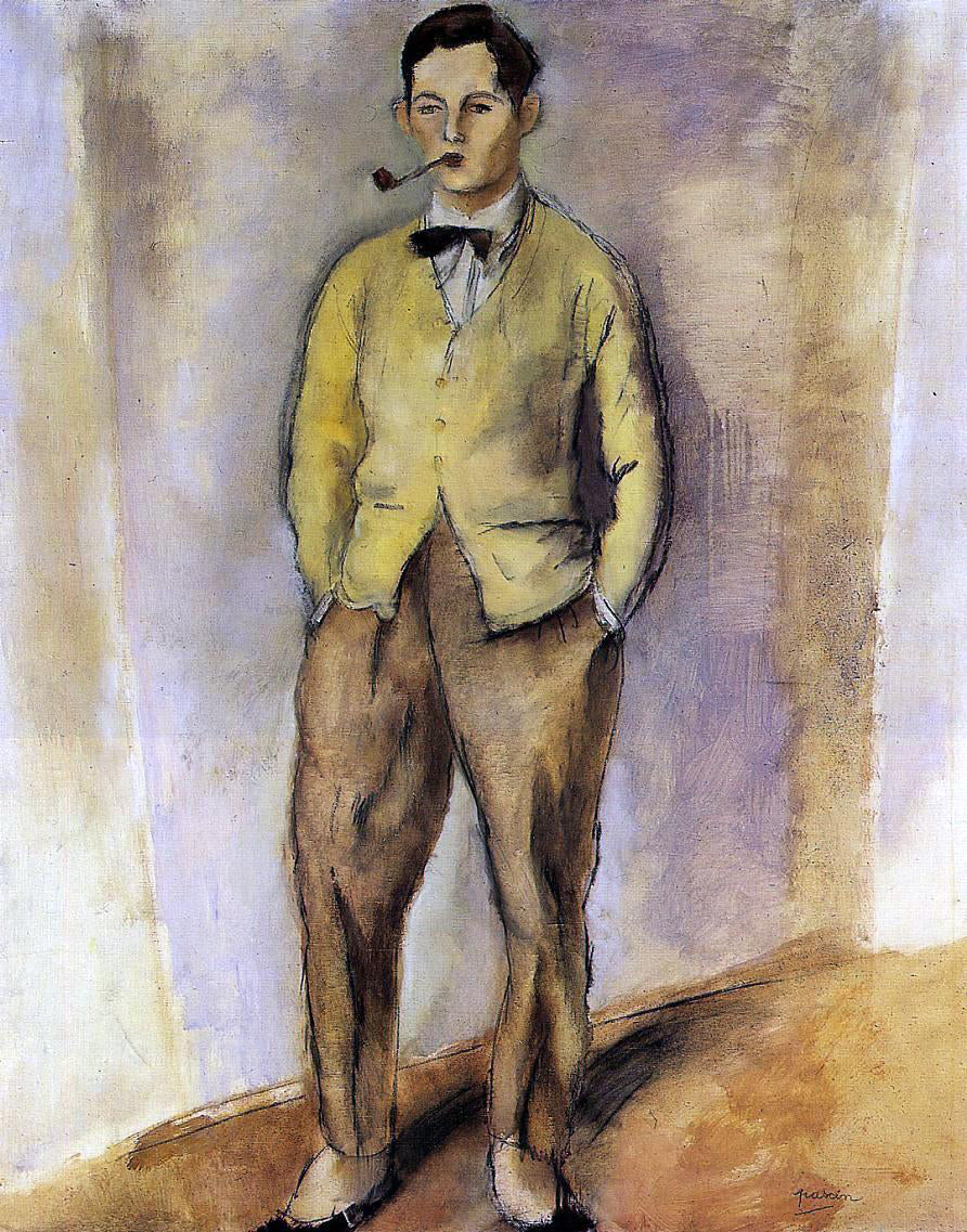 Jules Pascin Portrait of Jean Oberle - Canvas Print