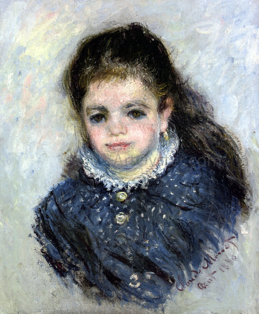 Claude Oscar Monet Portrait of Jeanne Serveau - Canvas Print