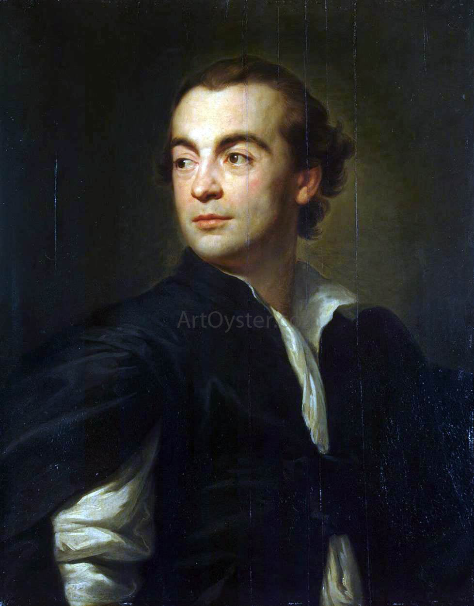 Anton Raphael Mengs Portrait of Johann Joachim Winckelmann - Canvas Print