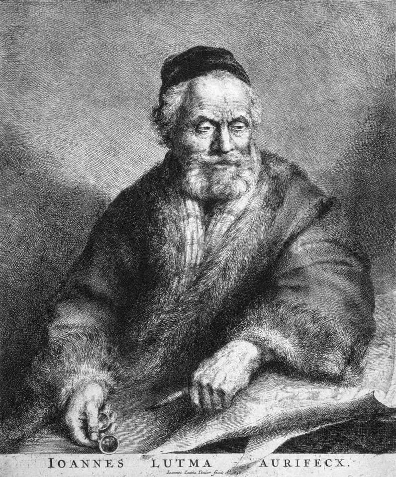 The Younger Johannes Lutma Portrait of Johannes Lutma the Elder - Canvas Print