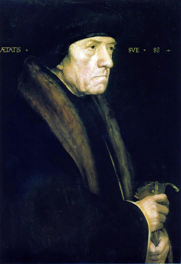 The Younger Hans Holbein Portrait of John Chambers - Canvas Print