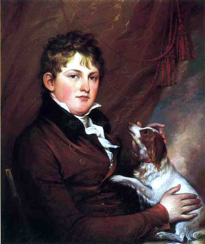 John Trumbull Portrait of John M. Trumbull, the Artist's Nephew - Canvas Print