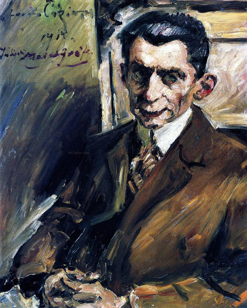 Lovis Corinth Portrait of Julius Meier-Graefe - Canvas Print