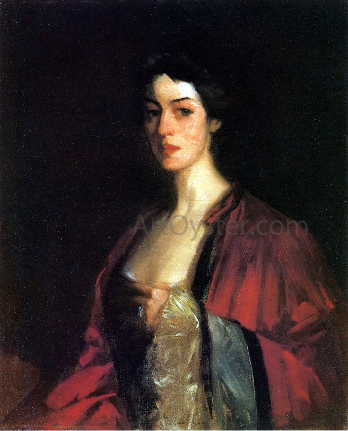 Robert Henri Portrait of Katherine Cecil Sanford - Canvas Print