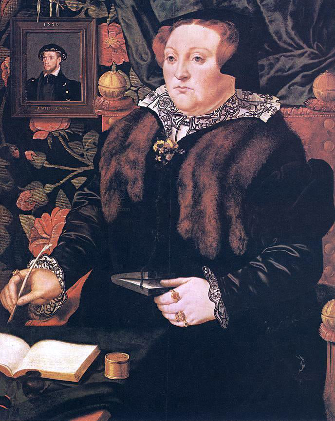 Hans Eworth Portrait of Lady Dacre - Canvas Print