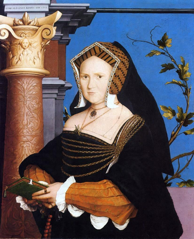 The Younger Hans Holbein Portrait of Lady Guildford - Canvas Print