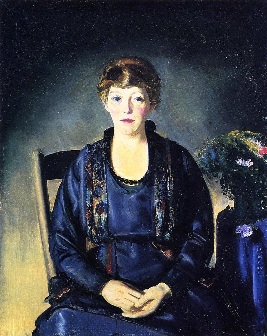 George Wesley Bellows Portrait of Laura - Canvas Print