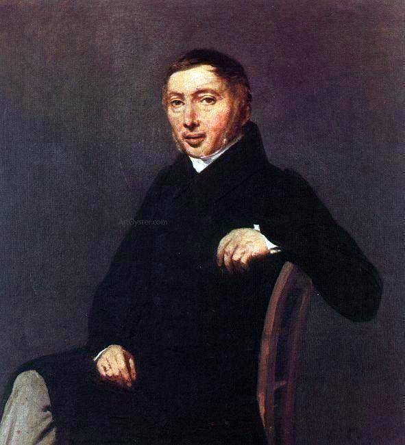 Jean-Baptiste-Camille Corot Portrait of Laurent-Denis Sennegon - Canvas Print