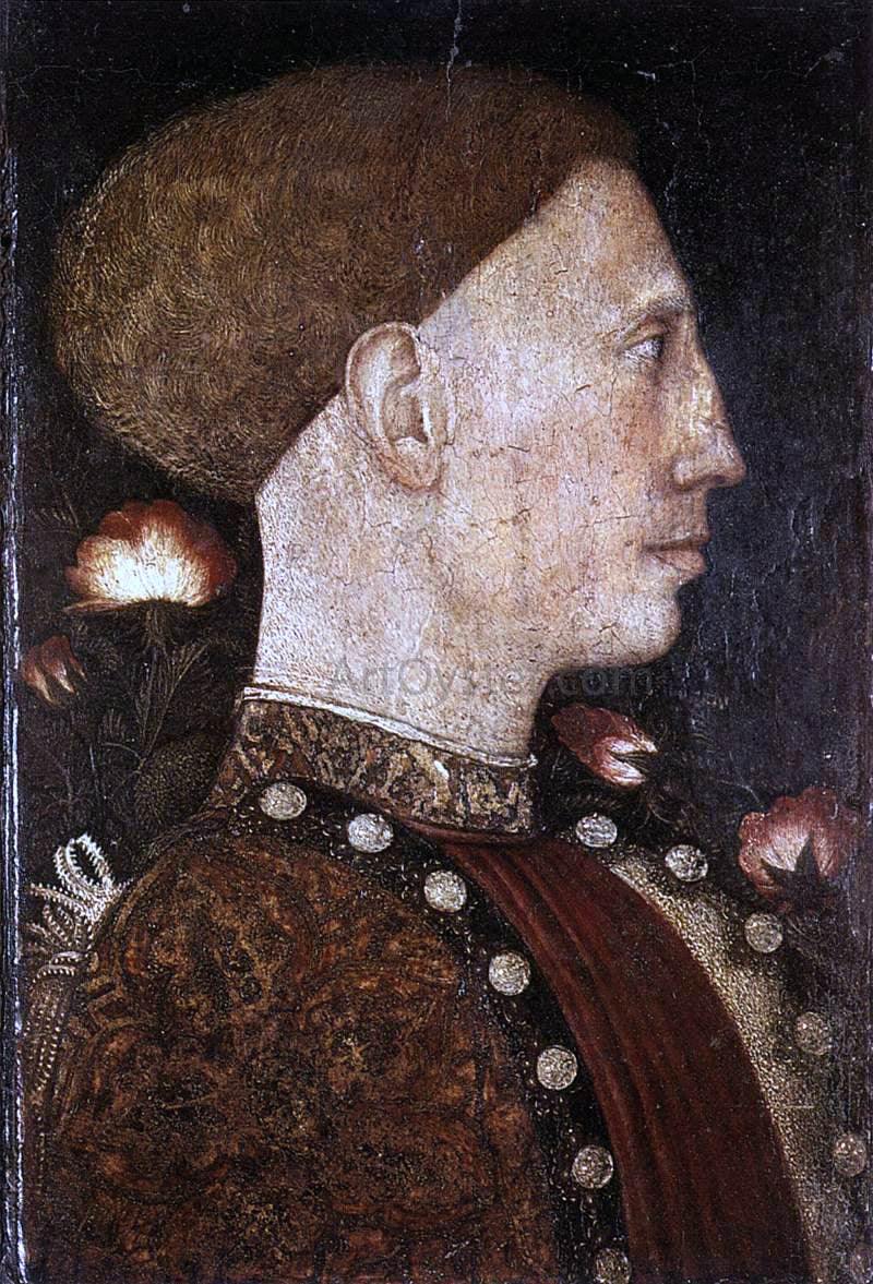 Antonio Pisanello Portrait of Leonello d'Este - Canvas Print