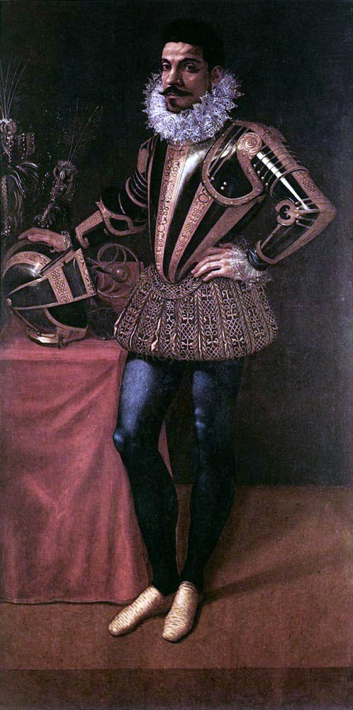 Giovanni Ambrogio Figino Portrait of Lucio Foppa - Canvas Print