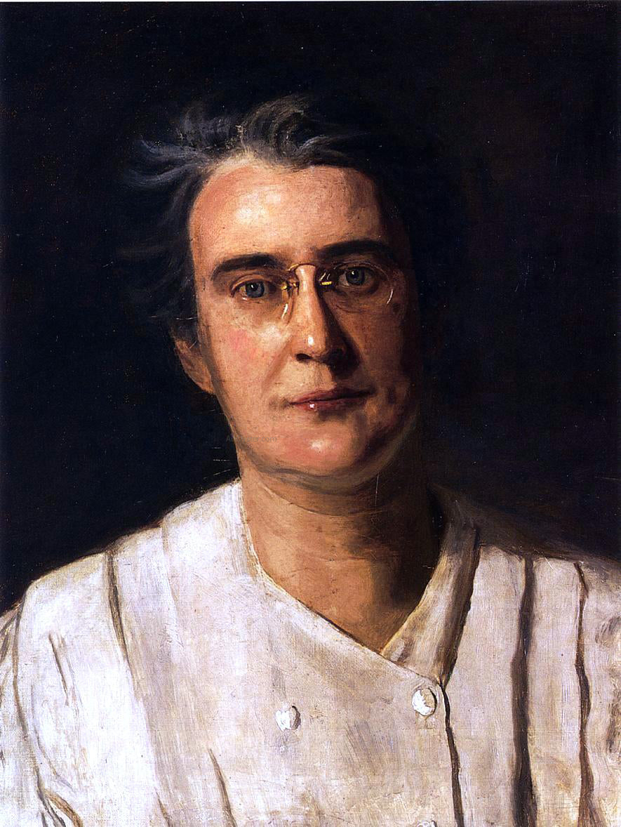 Thomas Eakins Portrait of Lucy Langdon Williams Wilson - Canvas Print