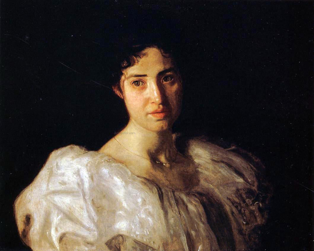 Thomas Eakins Portrait of Lucy Lewis - Canvas Print
