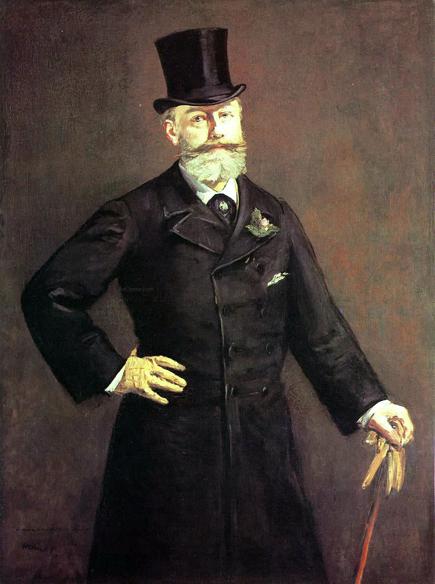 Edouard Manet Portrait of M. Antonin Proust - Canvas Print