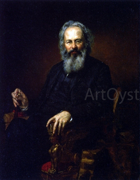 George Alexander Healy Portrait of M. Brownson - Canvas Print