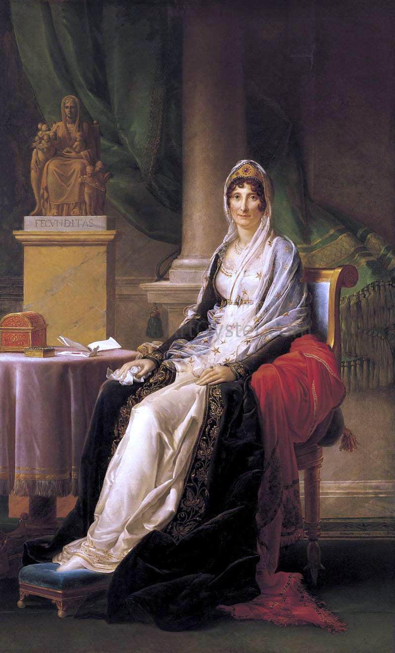 Baron Francois Gerard Portrait of Madame Mere - Canvas Print