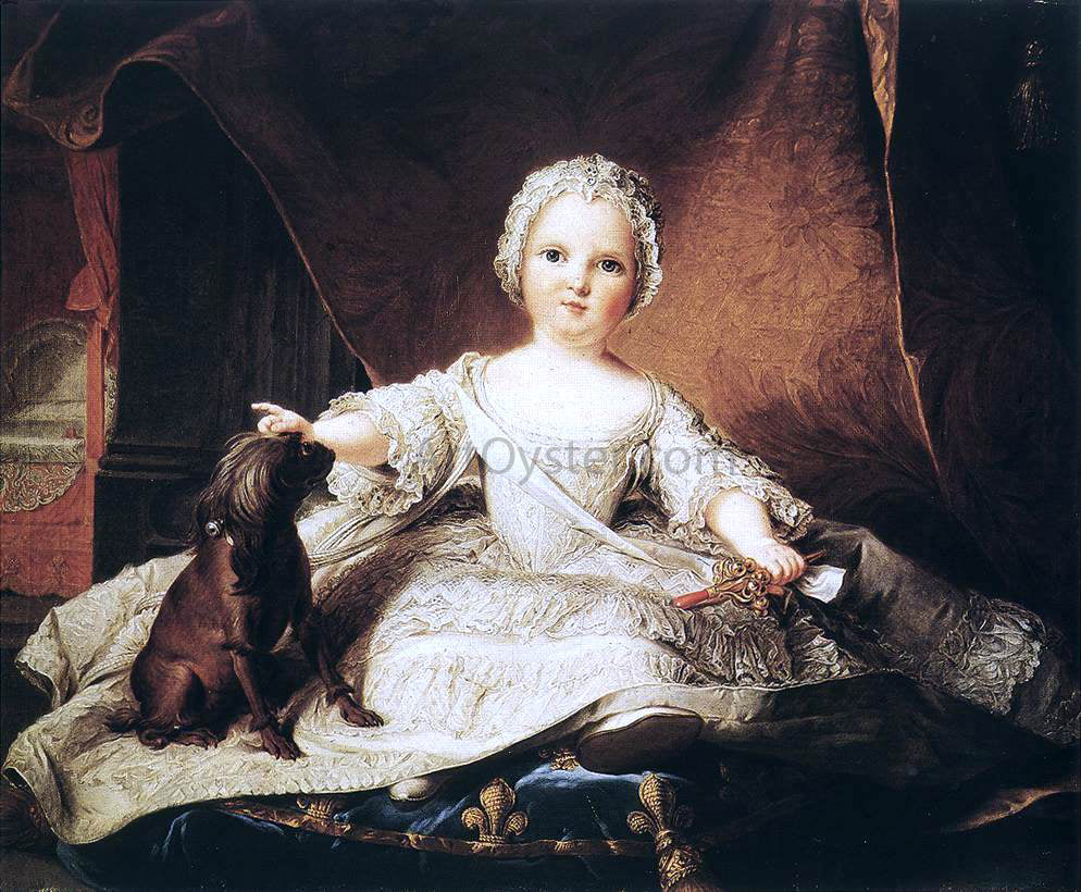 Jean-Marc Nattier Portrait of Madame Maria Zeffirina - Canvas Print