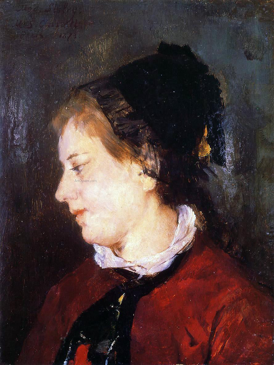 Mary Cassatt Portrait of Madame Sisley - Canvas Print