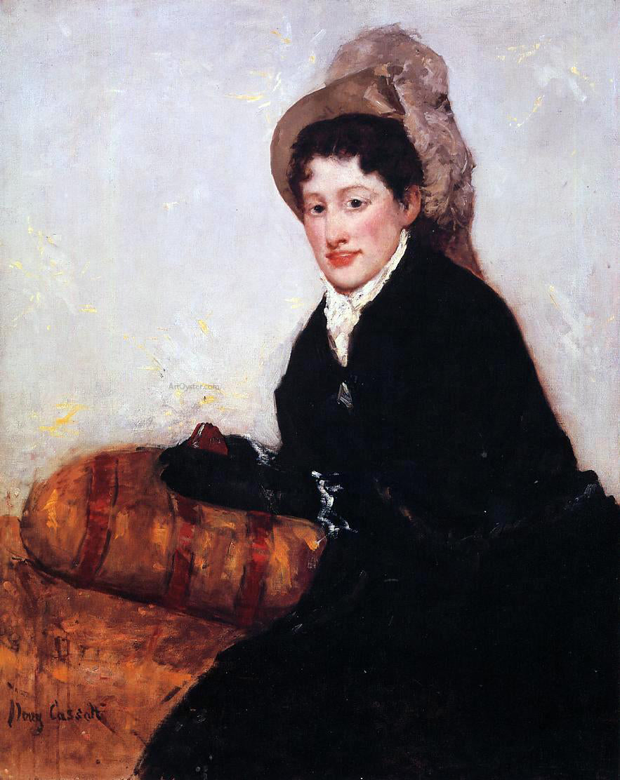 Mary Cassatt Portrait of Madame X Dressed for the Matinee - Canvas Print