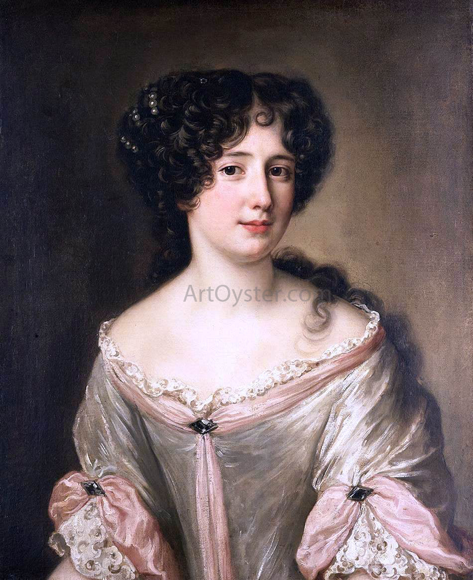 Jacob Ferdinand Voet Portrait of Maria Mancini - Canvas Print