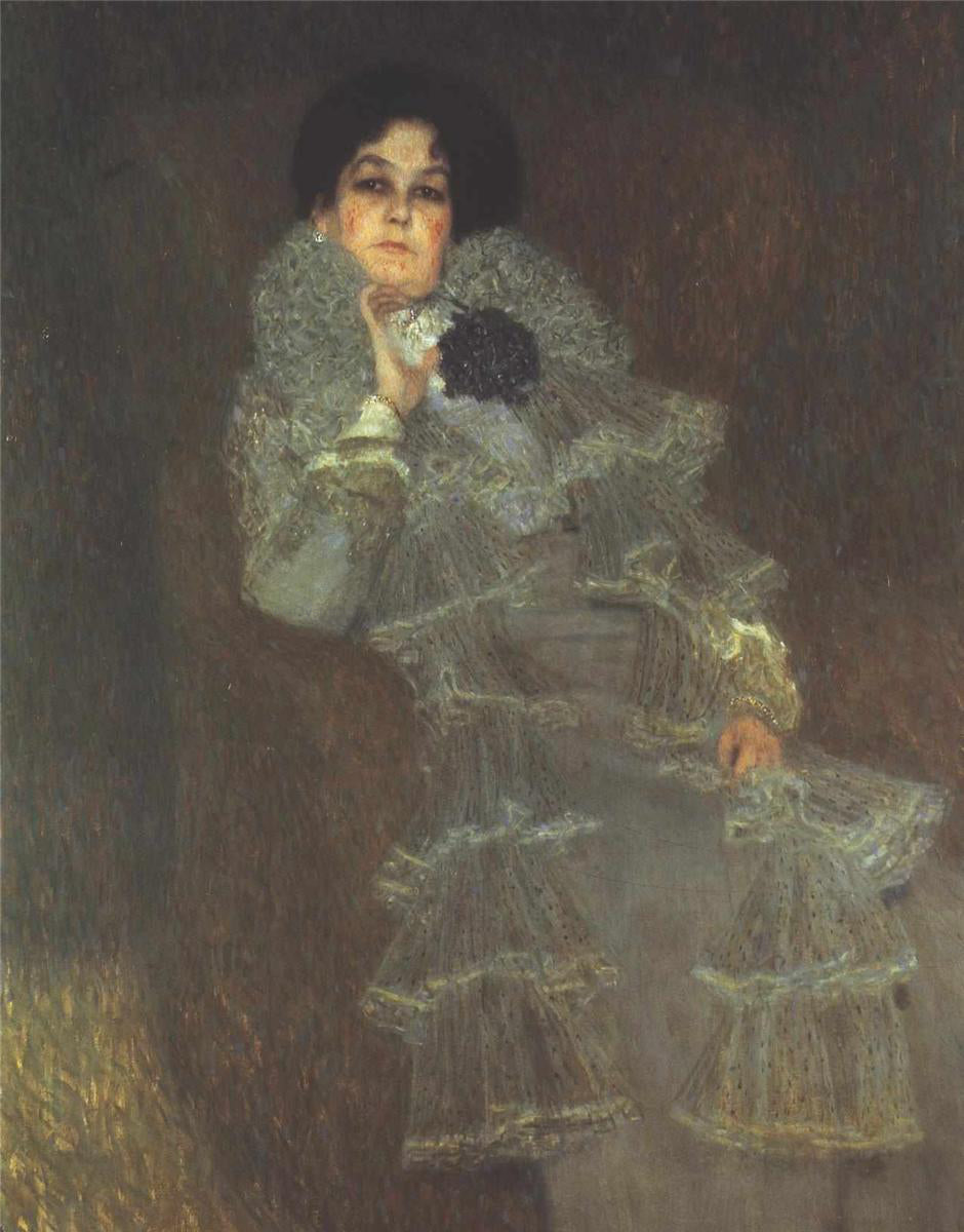 Gustav Klimt Portrait of Marie Henneberg - Canvas Print