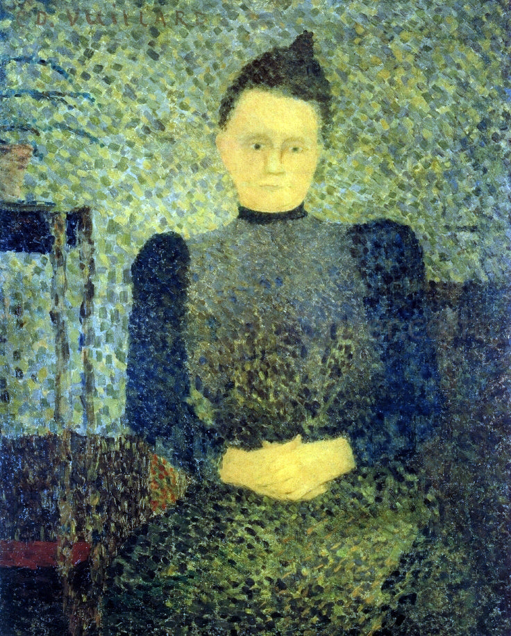 Edouard Vuillard Portrait of Marie Vuillard - Canvas Print