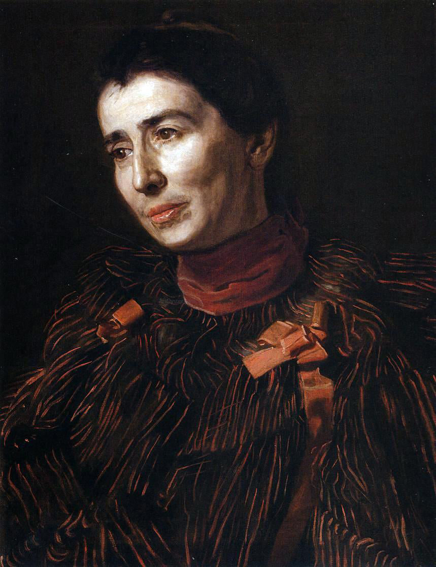 Thomas Eakins Portrait of Mary Adeline Williams - Canvas Print
